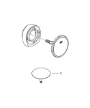 Наливной, сливной и переливной гарнитур, GROHE Talentofill, внешняя часть, хром, (19952000)