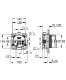 Готовый комплект для душа GROHE Grohtherm SmartControl (NSB0134)
