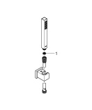 Душевая система GROHE Eurocube со смесителем для душа, хром (25238000)
