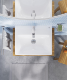 Раковина подвесная GROHE Euro Ceramic 55 см, альпин-белый (102433SH00)