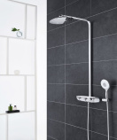 Душевая система с термостатом для настенного монтажа, GROHE Rainshower System SmartControl Mono 360, хром, (26361000)