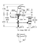 Готовый комплект для ванной комнаты GROHE Tempesta, хром (NB0007)