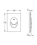 Комплект инсталляции GROHE Rapid SL комплект 3 в 1 для подвесного унитаза с панелью смыва (39503000)