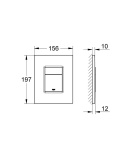 Комплект инсталляции GROHE Rapid SL NW0145/S с унитазом Aqueduto ESTETA EST0140 и раковиной Aqueduto ESPIRAL ESP0340 (NW0373)