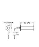 Панель смыва для унитаза GROHE Skate, 1 режим, хром (43977000)