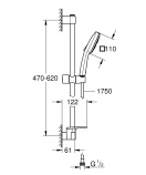 Душевой гарнитур GROHE Tempesta Cube 110 с мыльницей, 3 режима струи, хром (27929003/U), уцененный товар