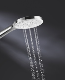 Ручной душ GROHE Rainshower SmartActive 130, 12 л/мин, 3 режима, белая луна (26544LS0)