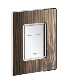 Панель смыва для унитаза GROHE Skate Cosmopolitan Wood, 3 режима, макассар (38849HR0)