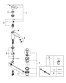 Смеситель для раковины GROHE Eurosmart, S-size, хром (32926003)