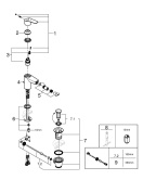 Смеситель для биде GROHE Eurosmart с донным клапаном, S-size, хром (32928003)