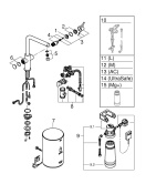 Комплект для кухни GROHE Red Duo с L-образным смесителем, бойлером M-Size и фильтром, хром (30327001)