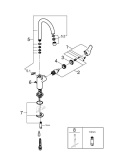 Смеситель для раковины GROHE Eurosmart, L-size, хром (23743003)