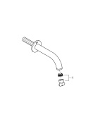 Излив для ванны GROHE Atrio, хром (13139003)