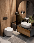 Комплект инсталляции GROHE 38775001 с унитазом AQUAme AQM2001 и сиденьем с микролифтом (NW0166/S)