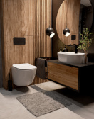 Комплект инсталляции GROHE 38775001 с унитазом AQUAme AQM2002 и сиденьем с микролифтом (NW0167/S)