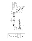 Смеситель для раковины GROHE Eurosmart, L-size, хром (23537002)