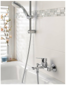 Смеситель для ванны GROHE Start Edge, настенный монтаж, хром (23348000)