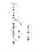 Смеситель для раковины GROHE Eurosmart, M-size, хром (23976003)