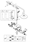 Душевая система GROHE Euphoria SmartControl System 260 Mono с термостатом для душа, хром (26509000)