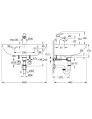 Набор GROHE Bau Ceramic: раковина со смесителем Start Flow (39472000)