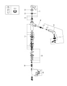 Смеситель для кухни GROHE Eurodisc Cosmopolitan, хром (32257002)