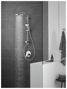 Верхний душ GROHE Tempesta 210, 9,5 л/мин, 1 режим, хром (26410000)