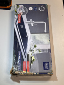 Смеситель для кухни GROHE Blue Pure Minta c вытяжным изливом и фильтрацией, суперсталь (30590DC0/UB), уцененный товар