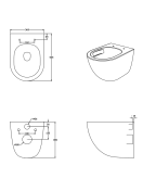 Комплект инсталляции GROHE 38775001 с унитазом Aquatek ГЕЛИОС и сиденьем с микролифтом (NW0523)