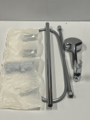 Душевой гарнитур GROHE Tempesta Cosmopolitan 100, 2 режима струи, душевая штанга 600 мм, хром (27578002/U), уцененный товар