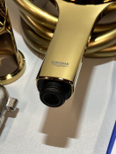 Душевая система GROHE Essence со смесителем для душа, холодный рассвет глянец (25287GL0/UC), уцененный товар