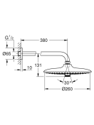 Готовый комплект для душа GROHE Eurosmart Cosmopolitan скрытого монтажа, хром (NSB0176)