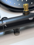 Душевая система GROHE Tempesta System 250 с термостатом для душа, матовый чёрный (266702431/U1), уцененный товар