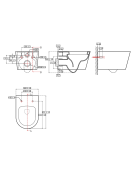 Комплект инсталляции GROHE 38811KF0 с унитазом Aquatek ОБЕРОН и сиденьем с микролифтом (NW0524)