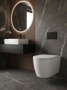 Комплект инсталляции GROHE Solido 38811KF0 с унитазом GROHE Clova Ceramic Oval и сиденьем с микролифтом (NW0664)