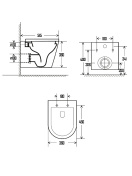 Комплект инсталляции GROHE 38775001 с унитазом AQUAme AQM2001 и сиденьем с микролифтом (NW0166/S)