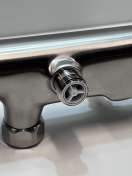 Душевая система GROHE Euphoria System 310 с термостатом для душа, суперсталь (26075DC0/U), уцененный товар