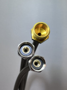Смеситель для раковины GROHE BauEdge с гигиеническим душем, хром (23757001/U3), уцененный товар