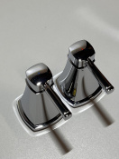 Смеситель для ванны GROHE Grandera двухвентильный, на 5 отверстий, на край ванны, хром (19919000/UB), уцененный товар