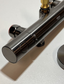 Душевая система GROHE Euphoria System 310 с термостатом для душа, темный графит матовый (26075AL0/UA), уцененный товар