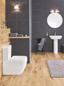 Унитаз напольный безободковый GROHE Euro Ceramic с бачком и сиденьем с микролифтом, альпин-белый (NW0050)