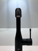 Смеситель для раковины GROHE Essence без донного клапана, L-size, фантомный черный (24177KF1/U), уцененный товар