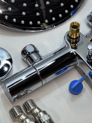 Душевая система GROHE Euphoria System 260 с термостатом для ванны, хром (27475002/U), уцененный товар