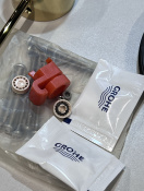 Душевая система GROHE Essence со смесителем для душа, холодный рассвет глянец (25287GL0/U), уцененный товар