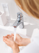 Смеситель для раковины GROHE BauCurve, хром (32805000)