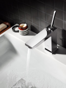 Смеситель для раковины GROHE Eurocube Joy с донным клапаном, M-size, хром (23657000)