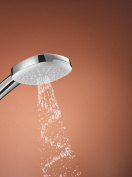 Душевой гарнитур GROHE Tempesta Cube 110 с мыльницей, 3 режима струи, душевая штанга 600 мм, 7,4 л/мин, хром (27576003/U), уцененный товар