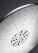 Верхний душ GROHE Rainshower 310 SmartActive с душевым кронштейном, 2 режима, 430 мм, белая луна (26475LS0)