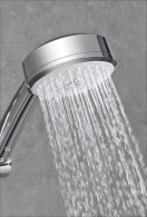 Ручной душ GROHE Tempesta Cosmopolitan 100, 4 режима, хром/белый (27575002/U), уцененный товар