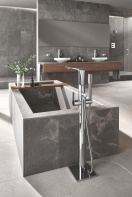 Внешняя часть смесителя для ванны GROHE Allure напольного монтажа, хром (25222001)