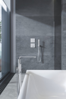 Внешняя часть смесителя для ванны GROHE Allure напольного монтажа, хром (25222001)